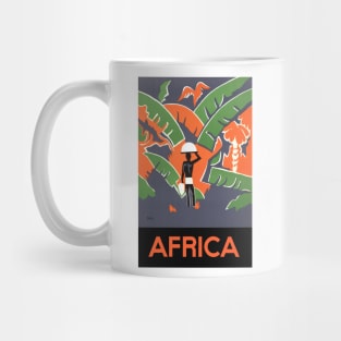 Vintage Travel Poster from Africa Mug